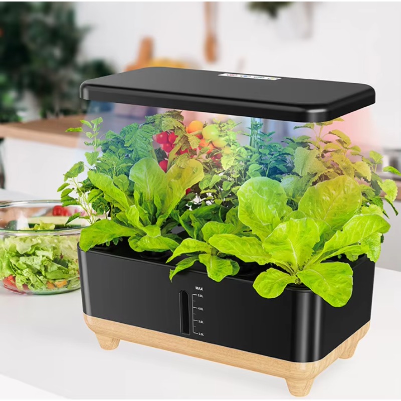 Smart Garden At Home - スマート室内水耕栽培ガーデン-5L水槽、家庭で新鮮な野菜やハーブを育てるためのLEDライト