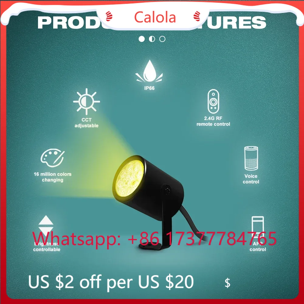 Smart Zigbee Garden Light - GLEDOPTO Zigbee 3.0 7W スマートガーデン スパイクナックルマウント