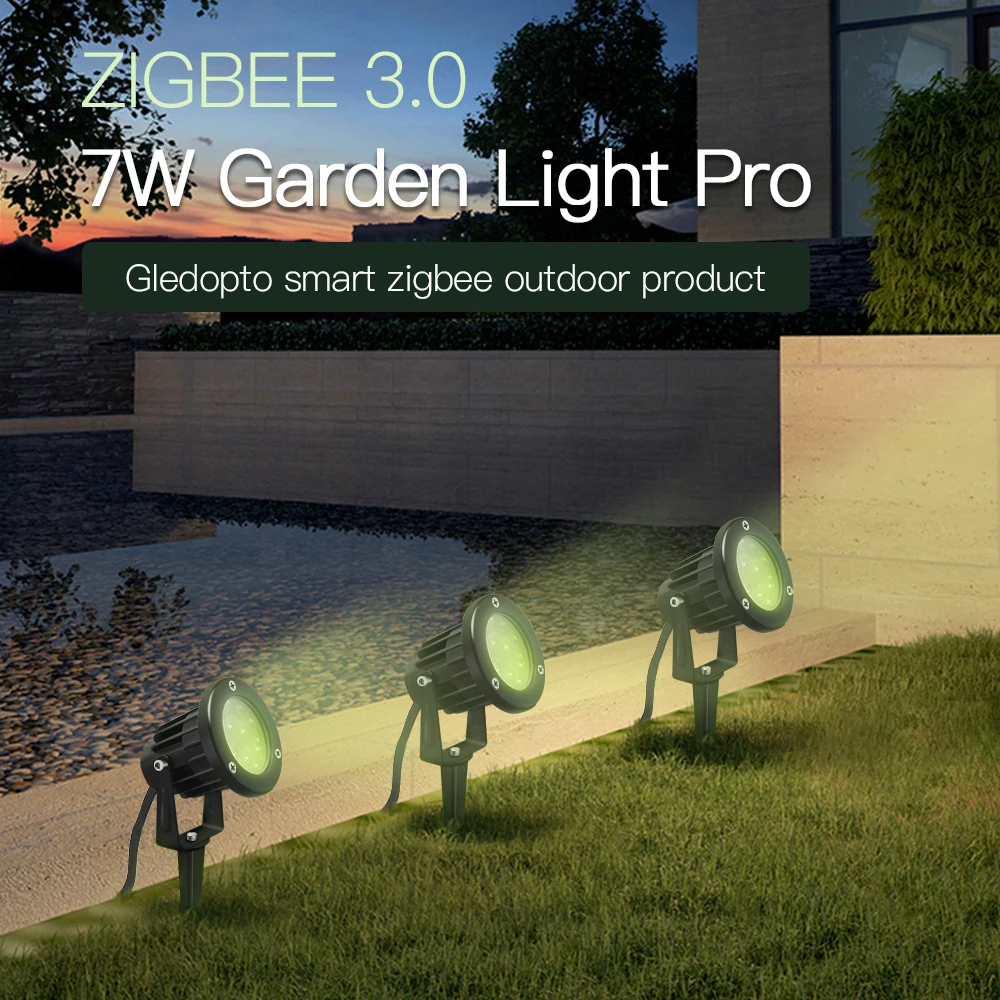 Smart Zigbee Garden Light - GLEDOPTO Zigbee 3.0 スマート屋外 LED スパイクライト