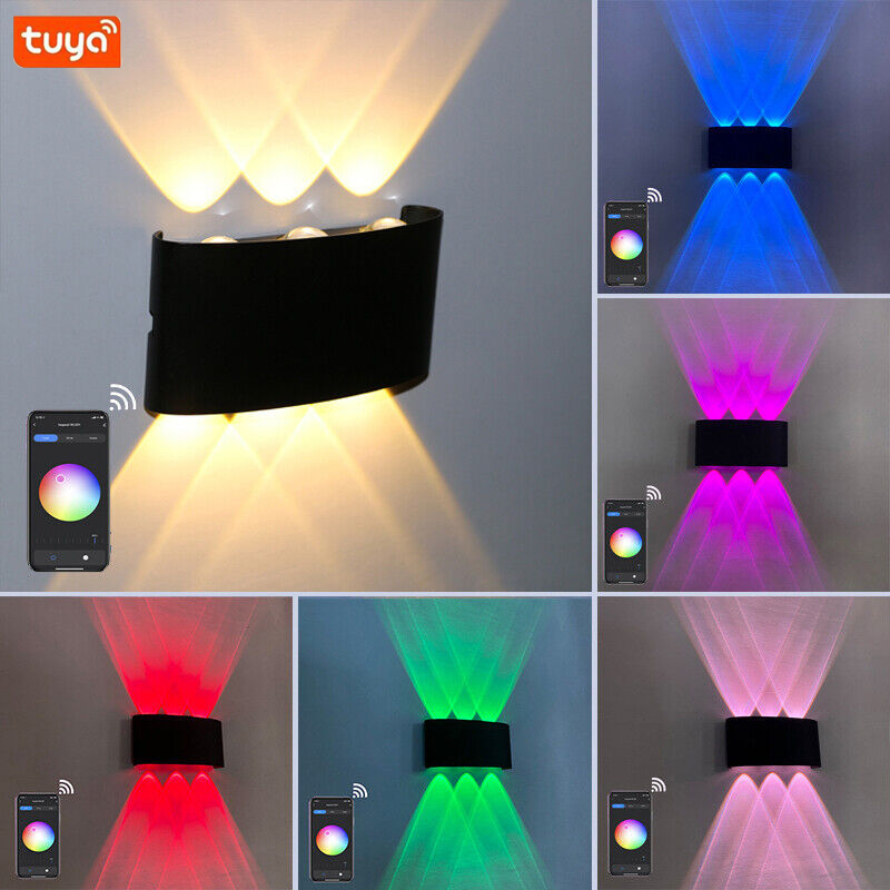 Smart Zigbee Garden Light - Tuya スマートアップダウン屋外ウォールライト Zigbee または WIFI RGBCCT