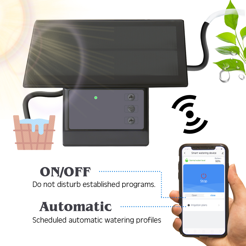 Tuya-インテリジェントな点滴灌漑システムキット,太陽光発 - Smart Garden Irrigation System のレビューと価格