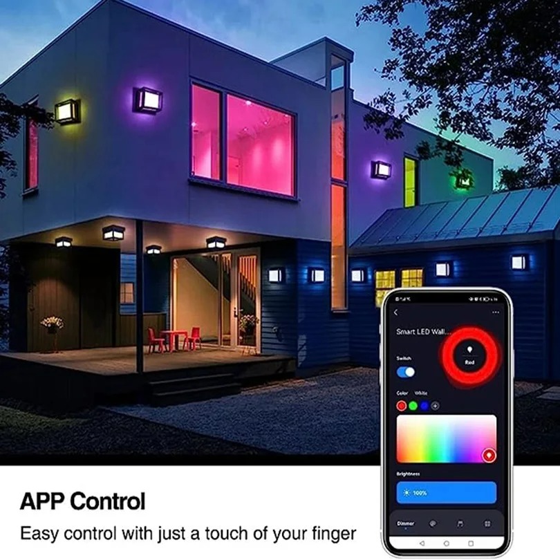 Tuya スマート WiFi/ZigBee ウォールライト、 - Smart Zigbee Garden Light のレビューと価格