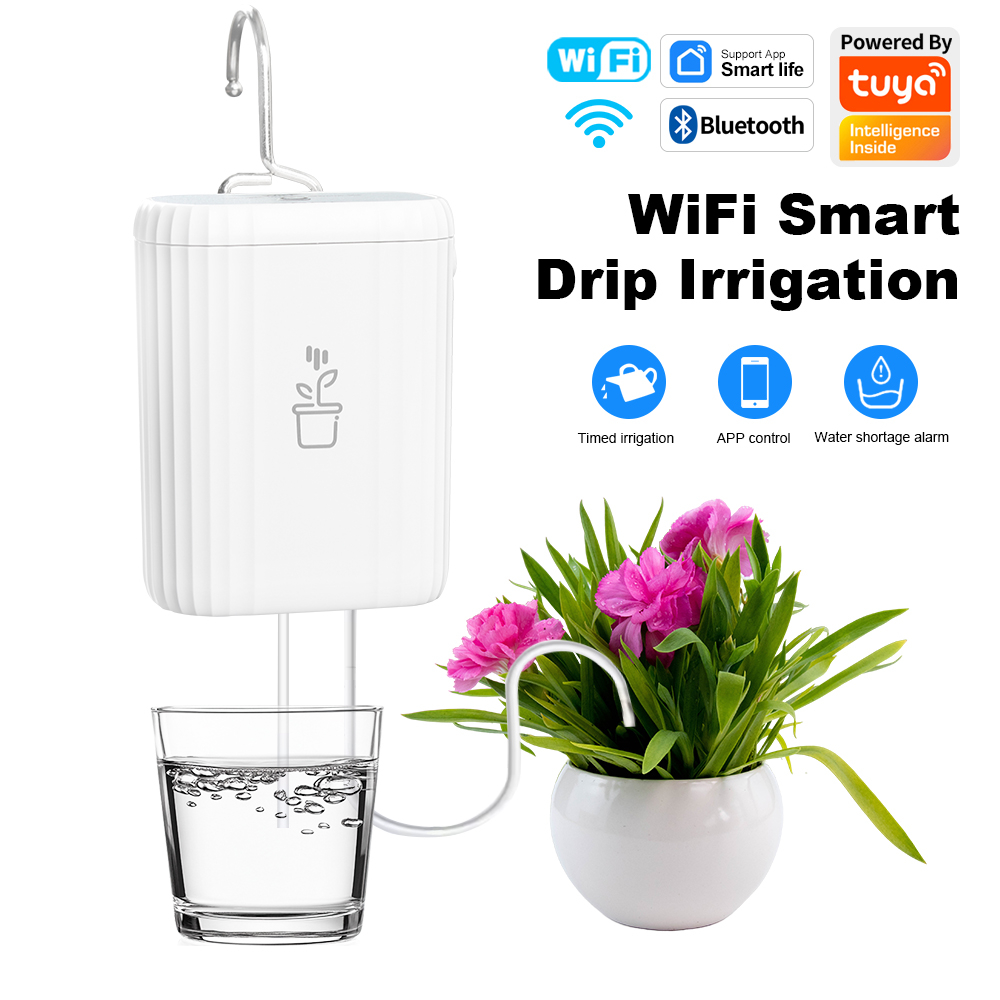 WiFiスマート点滴灌漑自動庭園植物花水やりシステムスプリン - Smart Garden Irrigation System のレビューと価格