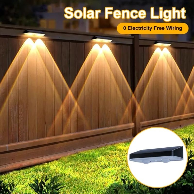 RGB ソーラーフェンスライト屋外装飾スマート LED ステ - Smart Garden Fence & Balcony Hanging Planter のレビューと価格
