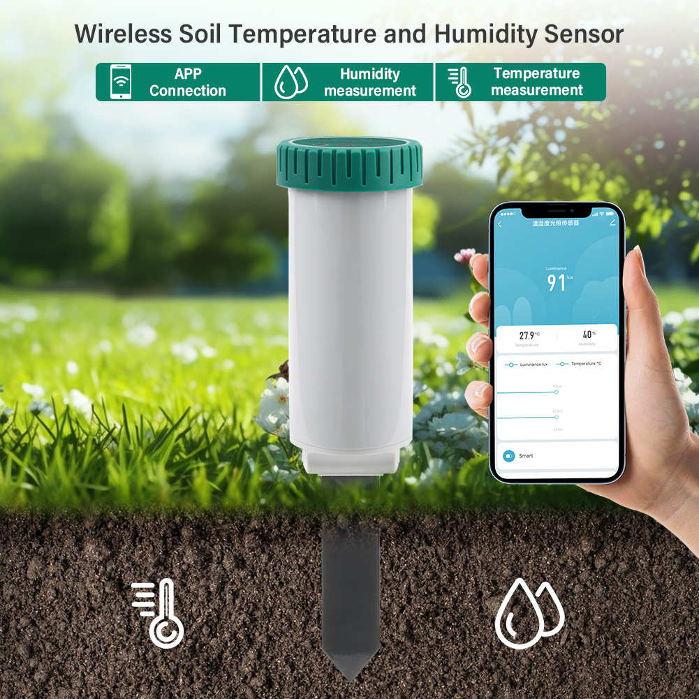 Yieryi Tuya Zigbee ワイヤレス土壌センサー - Smart Zigbee Garden Light のレビューと価格