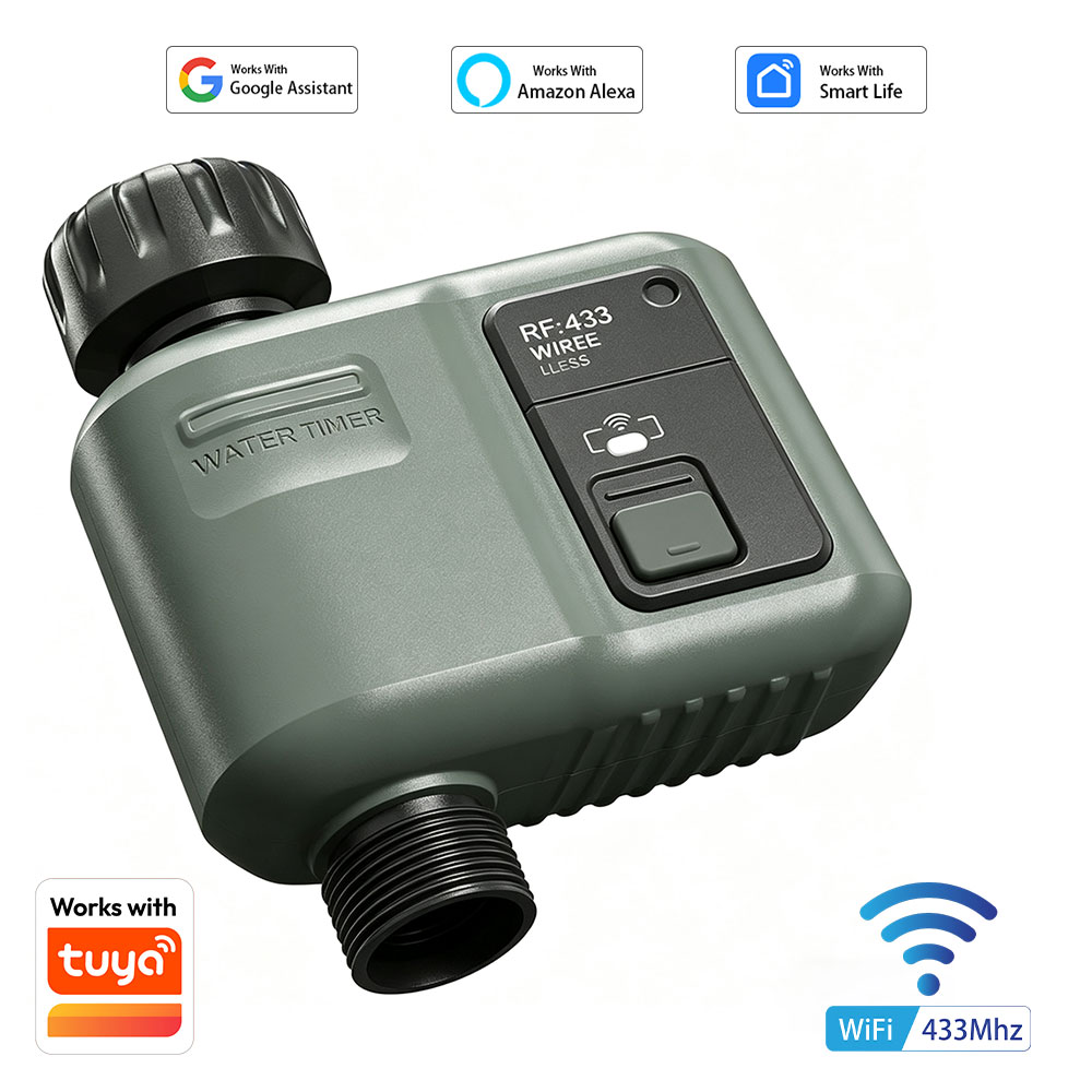 Tuya WiFi+RF433スマートガーデン散水タイマー、 - Smart Garden Watering Can のレビューと価格