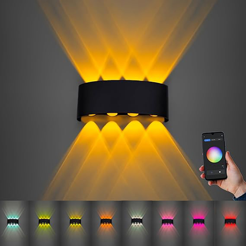 Tuya スマートアップダウン屋外ウォールライト Zigbe - Smart Zigbee Garden Light のレビューと価格