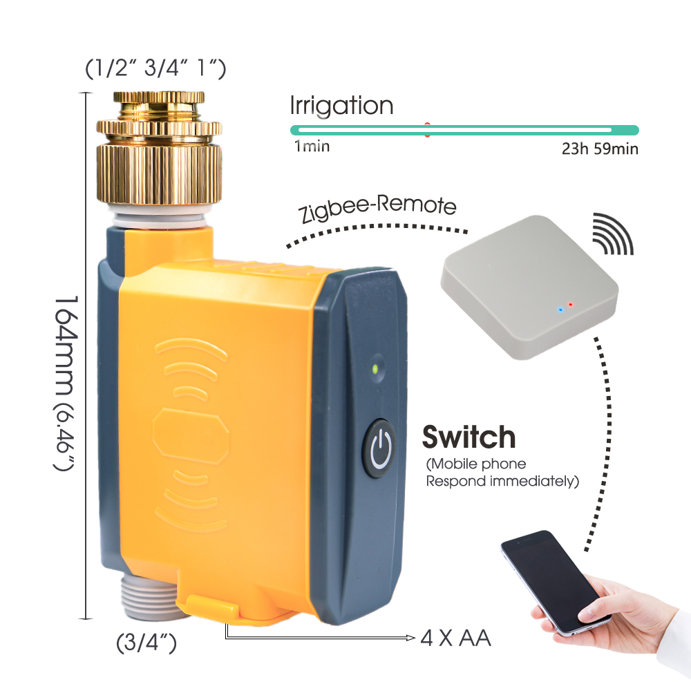20mガーデンZigbeeタイマー、複数種類のスプリンクラー - Smart Garden Irrigation System のレビューと価格