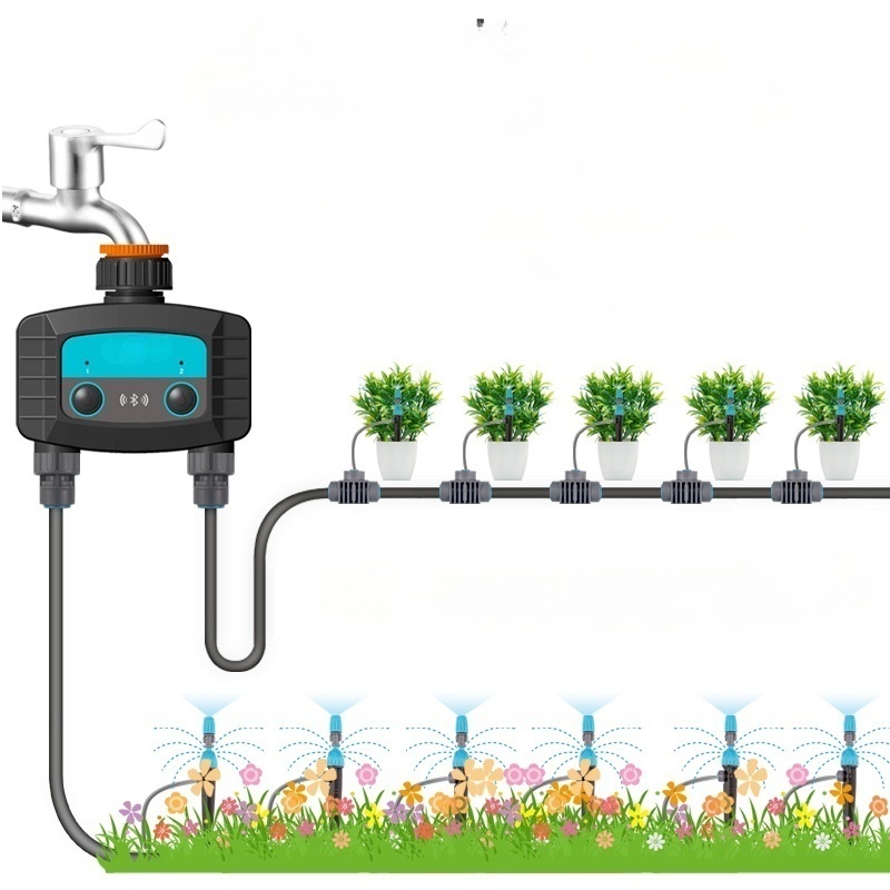 新しいスマートBluetooth灌漑システム デュアルチャン - Smart Garden Irrigation System のレビューと価格